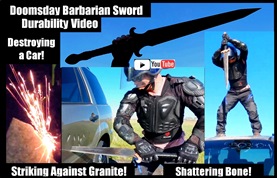 Doomsday Barbarian Sword Extreme Durability Test Review video
