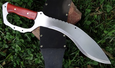 Handmade Kukri Fighter Knife Picture. 