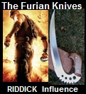 Handmade Furian Knives  Influenced from the Movie Chronicles of Riddick. Picture - Link to more pictures, prices,and detailed descriptions