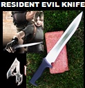 Handmade Resident Evil Knife  Influenced by Resident Evil 4 Game. Picture - Link to more pictures, prices,and detailed descriptions