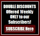 Subscribe to Scorpion Swords & Knives Weeky Ad for Higher Discounts