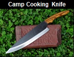 Handmade Camp Cooking Knife Picture - Link to more pictures, prices,and detailed descriptions.