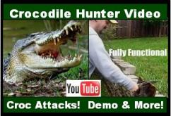 Crocodile Hunter Knife Video link. Influenced by the Movie Crocodile Dundee.  See us demonstrate the knife, footage of the Outback, 
Crocodile attack, and more.