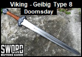 Doomsday Viking - Geibig Type 8 Sword Picture link to more pictures and order info