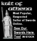 Kult of Athena Picture Link - See Scorpion Swords & Knives Products on Their Site Too.