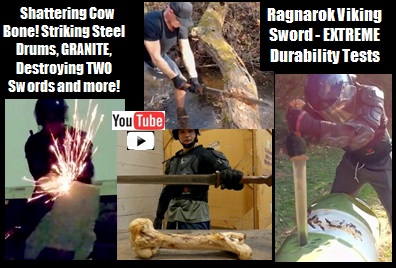 Doomsday Ragnarok Viking Sword Extreme Durability Test Video Link Picture