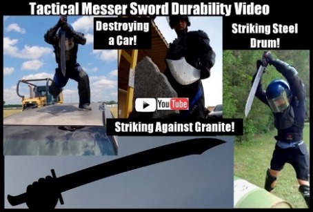 Tactical lMesser Sword Durability Video Link Picture